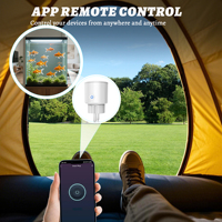 Prise intelligente SIXWGH avec moniteur de puissance, TUYA WiFi 16A 3840W, prise robuste, commande vocale Alexa Google Home