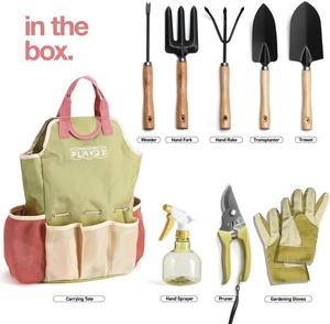 Custom Gardening <b>Tools</b> Complete Heavy Duty <b>Garden</b> <b>Tools</b> <b>Set</b> Fashion Handbag Durable Gardening Supplies Kit Ideal <b>Garden</b> Gifts - Product Image 3