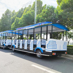Tren Turístico Eléctrico sin Rieles con 72 Asientos para Parques, Ideal para Operaciones Diarias de Turismo, en Venta - Product Image 6