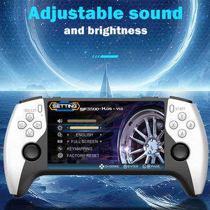 เครื่องเล่นเกมขายดี SF3500 จอ IPS 5 นิ้ว จอยสติ๊กคู่ แบตเตอรี่ 3000 มิลลิแอมป์  เกมคลาสสิคย้อนยุคขนาดเล็ก รองรับการเชื่อมต่อทีวี - Product Image 3
