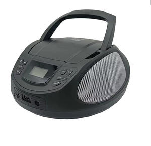 Reproductor de CD Portátil Personalizado de Fábrica con Asa, USB, AUX, Radio FM, Altavoces Estéreo Integrados, Pantalla LCD, para el Hogar y Viajes - Product Image 1