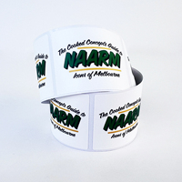 Étiquettes de produits personnalisées, autocollantes, en vinyle imperméable, rouleau d'autocollants, impression personnalisée du logo, découpe à la presse, impression offset