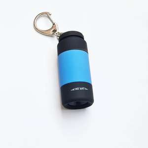 Gadgets 2025 Colorful Cadeau Promotionnel Lampe de Poche Porte-clés LED Torche USB Rechargeable Ultra Bright Mini Keychain Flashlight - Product Image 4