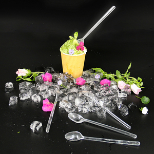 OEM Pp/PS/Pla a granel grado alimenticio barato desechable plástico helado cuchara de Soda cuchara de café - Product Image 4