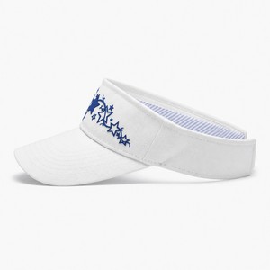 Casquette à visière réglable T&L en tissu technique de coton avec logo personnalisé en PVC – Visière de soleil tendance pour sports de plein air et pêche - Product Image 4