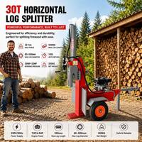 Pembelah Kayu 670mm Max Stroke 30 Ton 7HP Bensin Horizontal Vertikal untuk VOL-30 Penggunaan Kayu Bakar, Pertanian, dan Pengolahan Kayu