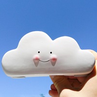 Tirelire en céramique en forme de nuages, de haute qualité, étanche, portable, décoration, mini ornements mignons, cadeaux pour bébés, boîte à économies