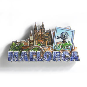 Imanes de Refrigerador Magnéticos Resistentes y Ecológicos de Mallorca y Cerdeña con Logotipo Personalizado, Recuerdo Promocional Hecho a Mano - Product Image 4