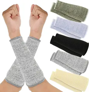 Cut Burn Resistant Sleeves Arm Protection Sleeves Forearm Arm Protectors Thin Skin Bruising Arm Guards 7.9 inch