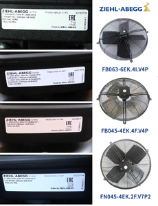 Ventilateur axial à roulement à billes électrique ZIEHL-ABEGG FB050-4EK.4I.V4P d'origine neuf pour unité extérieure de climatisation de précision, Allemagne - Product Image 3