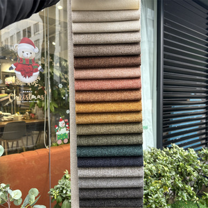 Home <strong>textiles</strong> linen fabric 90% polyester 10% polyamide plain dyed upholstery fabric for sofa Vega 0124 - Product Image 5