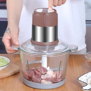 Elektrischer Fleischwolf 2L Großhandel Mini Zerkleinerer für Küchenmaschinen Chopper Fleischwolf - Product Image 5