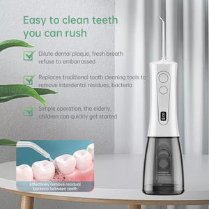 เครื่องทำความสะอาดฟันอัจฉริยะ USB ไร้สายขนาด400มล. ไฟ LED ป้ายดิจิทัลแบบชาร์จไฟได้สำหรับโรงแรม - Product Image 4