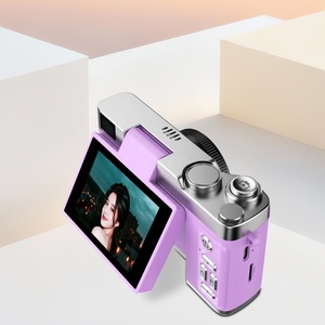 Thiết Kế Mới 2.4-Inch IPS Màn Hình 180 Lật Bìa 8X Zoom Kỹ Thuật Số 48MP 4K Màu Vàng Sinh Viên Trẻ Em Ảnh Tự Sướng Vlogging Máy Ảnh Kỹ Thuật Số - Product Image 6