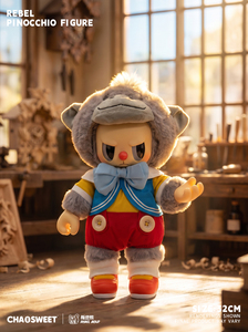 Figura Coleccionable de Arte Rebel Bear <span class=keywords><strong>Pinocchio</strong></span> de 32 cm |   Muñeca Misteriosa Original de Cuento de Hadas de 13.8 Pulgadas de Alto, Regalo - Product Image 3