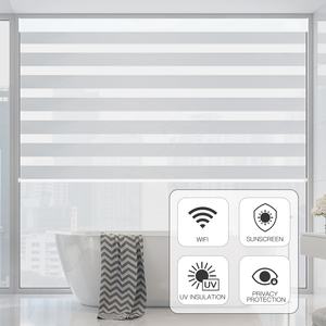 Tende Verticali Motorizzate Smart Elettriche Zebra con Telecomando, Impermeabili, Design Semplice per <span class=keywords><strong>Balcone</strong></span> e Finestra, Oscuranti - Product Image 2