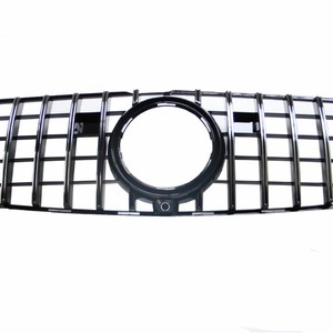 <b>Modified</b> Air Intake Grille For Mercedes-Benz GLS166GT 2015-2018 Black And Silver ABS <b>Plastic</b> Bumper Fitment - Product Image 1