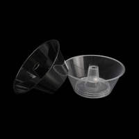 Gobelet à bulles de thé 2 en 1 avec logo personnalisé imprimé, gobelet en plastique jetable avec bol à salade de fruits et porte-gobelet