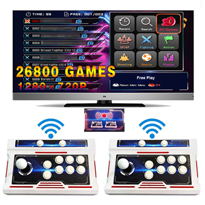 Máquina de Juegos Arcade Inalámbrica 2023, Consola Dividida <span class=keywords><strong>Pandora</strong></span> Box 26800, 1 Joystick de Control, Metal y Acrílico, Edades >3 Años - Product Image 3