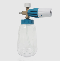Pistolet de lavage à mousse haute pression réglable avec connecteur rapide 1/4 pouce et lance de nettoyage grand calibre