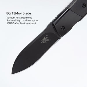 Sanrenmu 7028LUI-XH1 EDC açık survival ahşap kolu 8Cr13MOV blade taktik katlanır kamp için cep bıçağı - Product Image 4