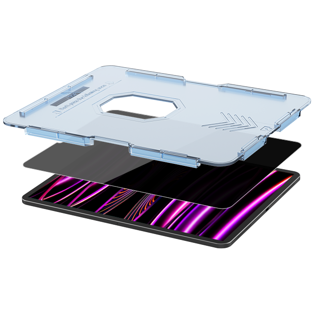 Verre trempé avec outil d'alignement $2.55-$3.55