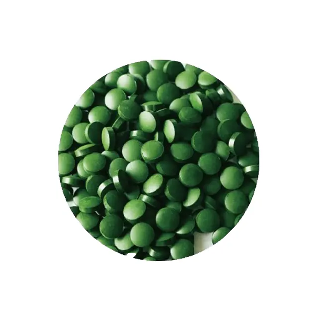 250/500mg for Nutrition Additives Certificate Factory Vegan Protein Vitamis Green Superfood Chlorella Tablet