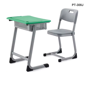 Modern Steel MDF & Plastic Frame Office Meeting Chair With 3-Year Warranty for School Classroom Use PT-308K <b>Study</b> <b>Desk</b> With Back - Product Image 5
