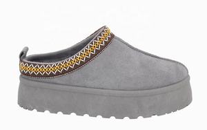 Piattaforma YL-1266 calda e confortevole per interni in pelliccia di peluche casa camera da letto pantofole invernali da donna EVA - Product Image 6