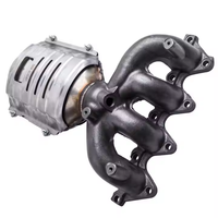 Convertidor Catalítico de Tres Vías de Alta Calidad BingChuan para Hyundai Accent/Kia Rio5 1.6L 2006-2011, Acero Inoxidable/Cerámica