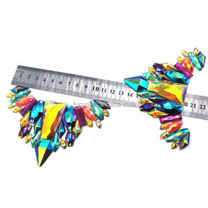 Lancement des costumes du Carnaval de Trinité 2026 : Appliques thermocollantes en strass pour costumes <span class=keywords><strong>Samba</strong></span> Paradise, pour l'ambiance du Carnaval de Miami - Product Image 4