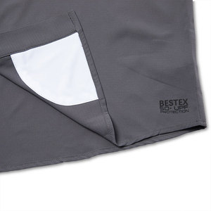 قميص صيد مخصص من بيستكس بحماية من الأشعة فوق البنفسجية UPF50 بأزرار أمامية مصنوع من البوليستر 100٪ بأكمام طويلة - Product Image 5