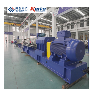 Đầy với <span class=keywords><strong>caco3</strong></span> pelletizing masterbatch máy hợp chất đôi vít đùn dây chuyền sản xuất - Product Image 3