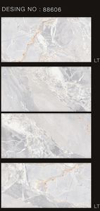 Azulejo de pared de mármol brillante de diseño moderno, tamaño de 300x600 MM, acabado brillante para aplicaciones de Villa Premium - Product Image 2