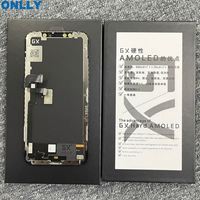 Pantalla LCD OLED GX de Repuesto con Digitalizador para iPhone X, Xs Max, 11 Pro, GX Soft OLED para iPhone X