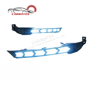Đèn LED chạy ban ngày CARMATES cho <span class=keywords><strong>Mazda</strong></span> <span class=keywords><strong>CX</strong></span>-<span class=keywords><strong>5</strong></span> CX5 <span class=keywords><strong>CX</strong></span> <span class=keywords><strong>5</strong></span> 2017 2018 2019 2020 2021 2022, đèn sương mù DRL tích hợp xi nhan kiểu C - Product Image 2