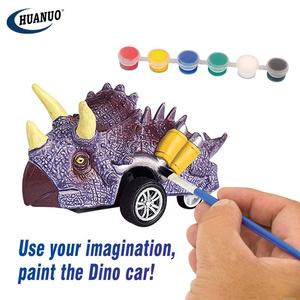 Peinture et jeu éducatifs pour enfants Dino Cars Creative DIY Coloring Dinosaur Crafts Pullback Toys Set Drawing Set - Product Image 2