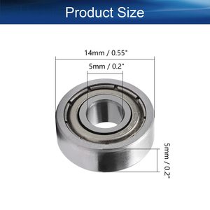 Thép không gỉ rãnh sâu vòng bi 605zz mang sản phẩm - Product Image 2