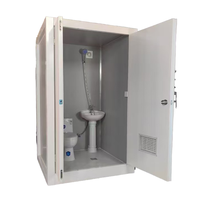 Toilettes et douche portables recyclées, maison modulaire en conteneur, salle de bain publique extérieure, toilettes mobiles