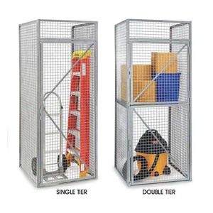 Nhiệm Vụ Nặng Nề Dây Thép Lưới An Ninh Locker Với Cửa Đu Cho Kho Lưu Trữ Chống Trộm Kim Loại Lồng Tủ Với Easyassembly - Product Image 3