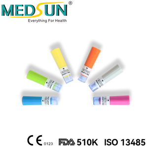 <span class=keywords><strong>Lancette</strong></span> Mediche di Sicurezza Sterili Monouso in Plastica con Attivazione a Pressione (100 pz/scatola) - Ingrosso Fabbrica - Product Image 1