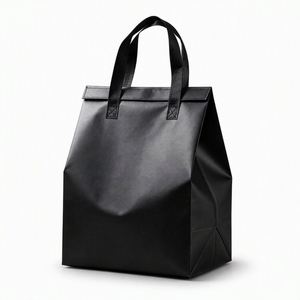 Sac isotherme réutilisable en non-tissé avec logo personnalisé, sac écologique pour la livraison de nourriture, sac pour restaurant, prix de gros - Product Image 1