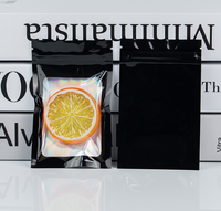 Sachet refermable en PE holographique coloré avec fond plat et soufflets latéraux, aluminisé, pour emballage de conserves, céréales et cadeaux