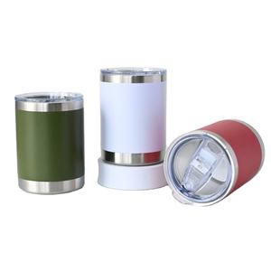 Gobelet isotherme à double paroi moderne avec logo personnalisé, 10 oz, en acier inoxydable avec revêtement en poudre - Product Image 5