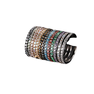Anillos de <span class=keywords><strong>Titanio</strong></span> G23 para la Nariz, Septum, Clicker, Cartílago de la Oreja, Tragus, Hélix, <span class=keywords><strong>Daith</strong></span>, Aros, 16G 18G, Joyería para Piercing Corporal con Circonita Cúbica - Product Image 4