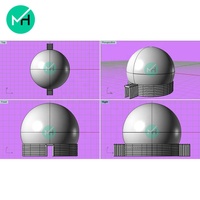 Grande tente de Projection gonflable, dôme planétarium pour événement, livraison gratuite