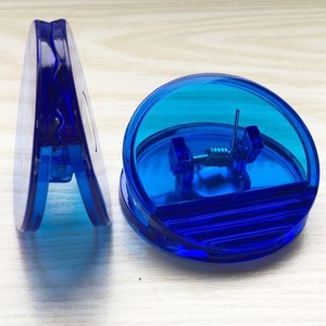 Plastic Magnetic Memo Clip 6Cm Round With Logo Printing For School Office Use - Product Image 4