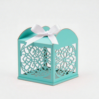 Boîte à bonbons personnalisée, exquise, avec estampage doré, gaufrage, creuse, pour emballages de bonbons, cadeaux alimentaires pour mariage et fête, décor personnalisable