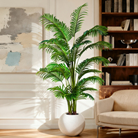 Arbre artificiel réaliste en plastique écologique de haute qualité, à poser au sol, avec feuilles au toucher naturel, pour salon, bureau, intérieur, extérieur, maison