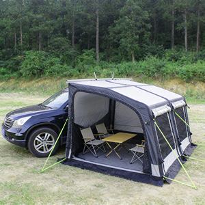 Abri latéral de voiture tout compris avec murs d'<span class=keywords><strong>annexe</strong></span>, <span class=keywords><strong>plancher</strong></span> et auvent pour une pièce extérieure complète - Product Image 1